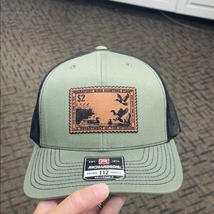 BRAND NEW RICHARDSON 112 Green Richardson Trucker Hat with Bird Patch